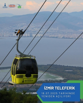 İzmir Teleferik yeniden ziyaretçilerini ağırlamaya başlıyor!